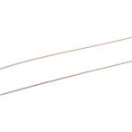 ネックレス チェーン 10金 ピンクゴールド グリームカット入り4面カットロング小豆チェーン 幅0.7mm｜鎖 K10PG k10 10k 貴金属 レディース