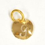 Yahoo! Yahoo!ショッピング(ヤフー ショッピング)ペンダントトップ 18金 イエローゴールド G ラウンド型イニシャルのペンダント ペンダントヘッドのみ｜K18YG 18k 貴金属 レディース メンズ