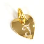 Yahoo! Yahoo!ショッピング(ヤフー ショッピング)ペンダントトップ 18金 イエローゴールド I ハート型イニシャルのペンダント ペンダントヘッドのみ｜K18YG 18k 貴金属 レディース