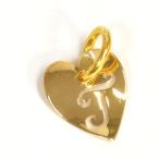 Yahoo! Yahoo!ショッピング(ヤフー ショッピング)ペンダントトップ 18金 イエローゴールド T ハート型イニシャルのペンダント ペンダントヘッドのみ｜K18YG 18k 貴金属 レディース