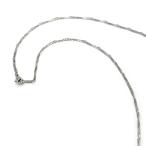 ネックレス チェーン 純チタン スクリューチェーン 幅2.3mm 長さ38cm|鎖 チタン アクセサリー レディース メンズ