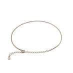アンクレット チェーン PT850 プラチナ ベネチアンチェーン 幅1.0mm 長さ24cm|鎖 850pt 貴金属 ジュエリー レディース メンズ