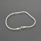 Yahoo! Yahoo!ショッピング(ヤフー ショッピング)ブレスレット チェーン シルバー925 スネークチェーン 幅2.4mm 長さ18cm｜鎖 銀 Silver アクセサリー レディース メンズ