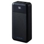  Elecom мобильный аккумулятор 30W 10000mAh осталось количество отображать USB PD соответствует 3 порт Type-C×2 USB-A×1 кабель продается отдельно черный EC-C23LBK