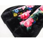 ショッピング薔薇 ブランケット　ひざ掛け　厚手　レイクアルスター　バラ柄　ふわふわ　ヒザカケ　ローズガーデン　薔薇柄　サイズ：約100×70cm　お買得商品　スポットセール