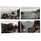  восток ... ..View of Tojinbo 8 листов совместно Fukui префектура старый открытка с видом SPS07122UT2