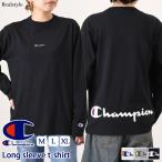 チャンピオン Champion Tシャツ 長袖 メンズ レディース ロングスリーブ トップス カットソー クルーネック C3-B409 プリント コットン ブランド