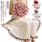 ブーケブランケット まるで花束のような魔法のブランケット 花束ブランケット 3D ブランケット やわらかい ひざ掛け マルチカバー 毛布 花束 冷房対