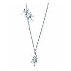 [Out of Print] Down the Rabbit Hole Necklace (Alice's Adventures in Wonderland) (Silver)