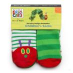 [Out of Print] Eric Carle / The Very Hungry Caterpillar Toddler Socks (4-Pack)