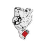 [Out of Print] Book Sloth Enamel Pin - ブック スロース エナメル ピンバッジ