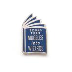 [Out of Print] Books Turn Muggles into Wizards Enamel Pin - ハリー・ポッター エナメル ピンバッジ