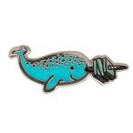 [Out of Print] Read Like a Narwhal Enamel Pin - アウト・オブ・プリント オリジナル デザイン エナメル ピンバッジ