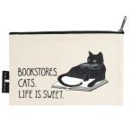[Out of Print] Bookstores. Cats. Life is Sweet. Pouch - アウト・オブ・プリント オリジナル デザイン ポーチ
