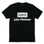 Oasis / Live Forever Tee 4 (Black) - オアシス Tシャツ