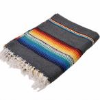 エルパソサドルブランケット (El Paso SADDLEBLANKET) Rio Bravo[Vibrant Stripe]Blanket/リオブラボーブランケット[約188×142cm]GRAY