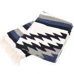 モリーナ (Molina Indian Blanket) Extra Fancy Diamond[Natural]エクストラファンシーダイヤモンド[約200×127cm]WHT/NAVY