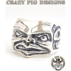 Yahoo! Yahoo!ショッピング(ヤフー ショッピング)クレイジーピッグ リング 指輪 CRAZYPIG トーテムフェイスリング CRAZY PIG メンズ リング レディース リング