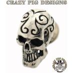 Yahoo! Yahoo!ショッピング(ヤフー ショッピング)クレイジーピッグ ピアス CRAZYPIG トライバル スカル スタッドピアス CRAZY PIG 片耳 イヤリング ピアス メンズ ピアス レディース