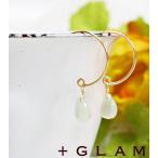 プラスグラム +GLAM ムーン アクアカルセドニー ピアス