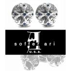 ソファアリ SofferAri ラージ N.C. クロス バトン カフリンクス w サファイアズ CUFFLINKS カフスボタン