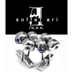 ソファアリ SofferAri モーフィン スリーサム カフリンクス w サファイアズ CUFFLINKS カフスボタン