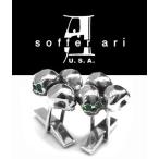 ソファアリ SofferAri モーフィン スリーサム カフリンクス w エメラルズ CUFFLINKS カフスボタン