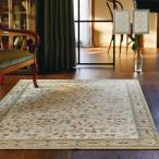 ラグ カーペット 2.5畳 195×195cm 薄手 花柄 ホットカーペットカバー エレガンス