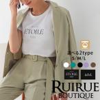 レディース Tシャツ トップス カットソー 半袖 白Tシャツ プリントロゴT カジュアル きれいめ おしゃれ 上品 大人かわいい オフィスカジュアル ママコーデ 夏 秋