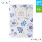 2026 dia Lee карман dia Lee [ Country время цветочный принт ] A6 { месяц промежуток + видеть открытие 2 неделя } дизайн Phil ( зеленый ) 28-22368 [ кошка pohs возможно ][M рейс 1/4]