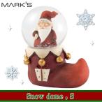 スノードーム・S　(ブーツ・サンタ)　クリスマス雑貨 　MARK'S　マークス　439-GUO-SD80-A