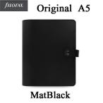 ショッピングシステム手帳 Ｆilofax／ファイロファックス　システム手帳 オリジナル≪Matblack/マットブラック≫25mmリング　Ａ5サイズ 441-022509