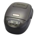 【中古】タイガー魔法瓶(TIGER) 炊飯器 5.5合 圧力IH式 土鍋コーティング 少量高速&冷凍ご飯 メニュー付き 1合約17分 炊きたて ブラッ