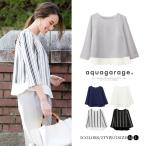 シャツブラウスレディース裾切り替えジョーゼットフォーマルブラックホワイトグ...