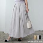 ウエストタックギャザーフレアマキシスカートレディース  春 夏  秋  M ≪ゆうメール便配送30・代引不可≫