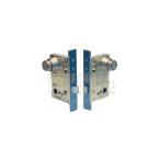 MIWA　Ｕ９LA-4・CS　（バックセット：31・38・51・64mm）扉厚33〜41mm　シルバー色（ＳＴ）　　錠ケース＋両面Ｕ９シリンダー【在庫品】