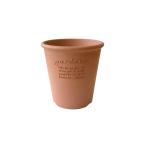  Hachiman ..(Hachimankasei) eko pot / цветочный горшок круглый 6 номер неглазурованный фарфор . style [a-bru(Hachiman gardens:arbre)]