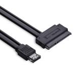 CY 50 cm двойной источник питания 12 V, источник питания eSATA USB 2.0 5 V eSATAp combo to 22pin SATA кабель 2.5 3.5 твердый 