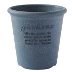  Hachiman .. eko pot / цветочный горшок круглый 5 номер темно-синий [a-bru(Hachiman gardens:arbre)]