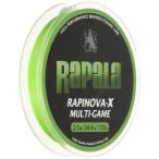 Rapala( Rapala ) PE линия la Pinot vaX мульти- игра 150m 2.5 номер 34.4lb 4шт.@ плетеный lime зеленый RLX150M25LG