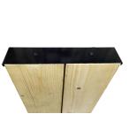  мир . промышленность Walistwo список DIY стена поверхность место хранения .. обивка bundle . металлические принадлежности 2 листов для чёрный WAT-013