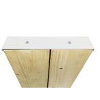  мир . промышленность Walistwo список DIY стена поверхность место хранения .. обивка bundle . металлические принадлежности 2 листов для белый WAT-014