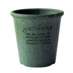  Hachiman .. eko pot / цветочный горшок круглый 4 номер зеленый [papie(Hachiman gardens:papier)]