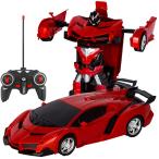  электрический RC машина игрушка. машина дистанционный пульт машина машина с радиоуправлением робот . изменение делать возможно. очень прохладный . дизайн ( красный )