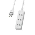  Elecom разветвитель пыль предотвращение shutter 4 выход 1m белый T-ST02N-2410WH