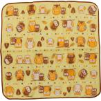 ショッピングハンドタオル 京佑(Kyoyu) ハンドタオル ふくろう 25×25cm ふわろん タオルハンカチ
