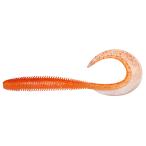  Megabass KEMURI CURLY(kemli машина Lee ) 2.5inch прозрачный orange / Rainbow хлопья 
