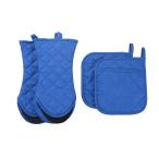  прихватка коврик для посуды жаростойкий силикон жаростойкий прихватка кастрюля захват ожог предотвращение хлопок рукавица печь рукавица выдерживающий высокая температура 220° защищающий от холода -30° обе рука минут барбекю 