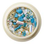  Tokyo .. красота Mix φ4cm бирюзовый T10-2791