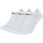 アンクルソックス ナイキ NIKE SX7673 3P エブリディクッション ノーショウソックス 2101 3Pソックス DRI-FIT